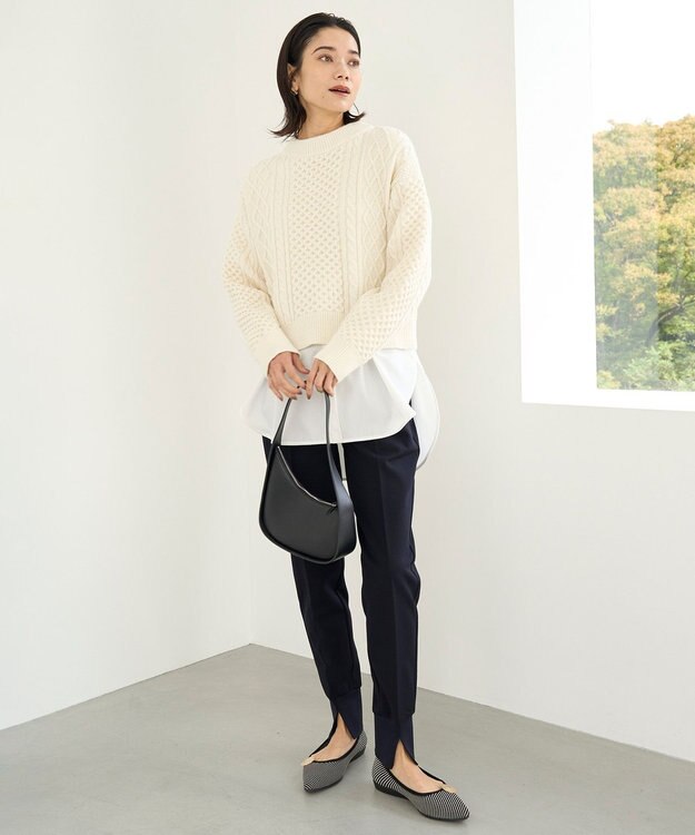 UNFILO ケーブルニット オフ