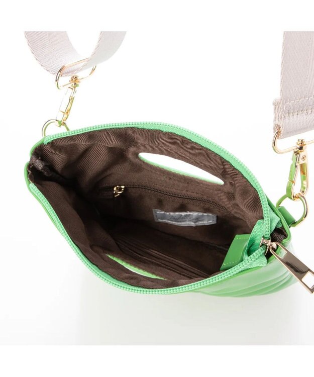 UNBILLION cachecache プクプクミニショルダー グリーン