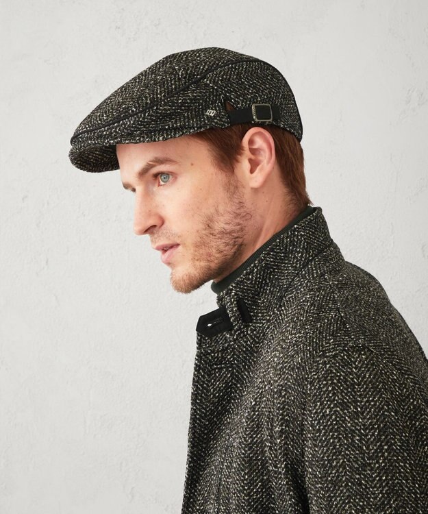 JOSEPH ABBOUD ツィーディフリース ハンチング カーキ系