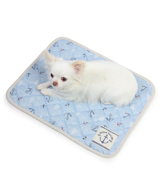 PET PARADISE ペットパラダイス クール マット 《マリン柄》 48×40cm マリン柄