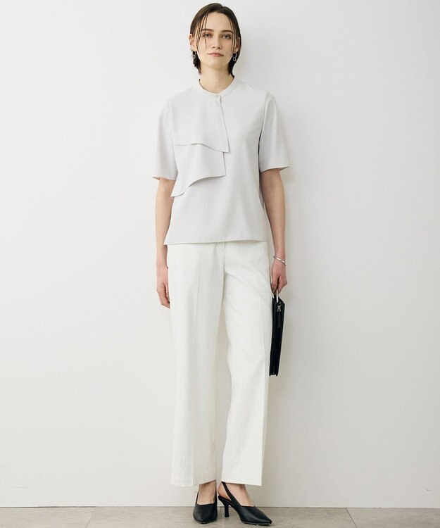 ICB シェルタリングドライオックス ワイドパンツ オフホワイト