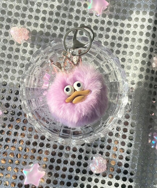 WEGO プリンセスモンスターぬいぐるみキーホルダー パープル