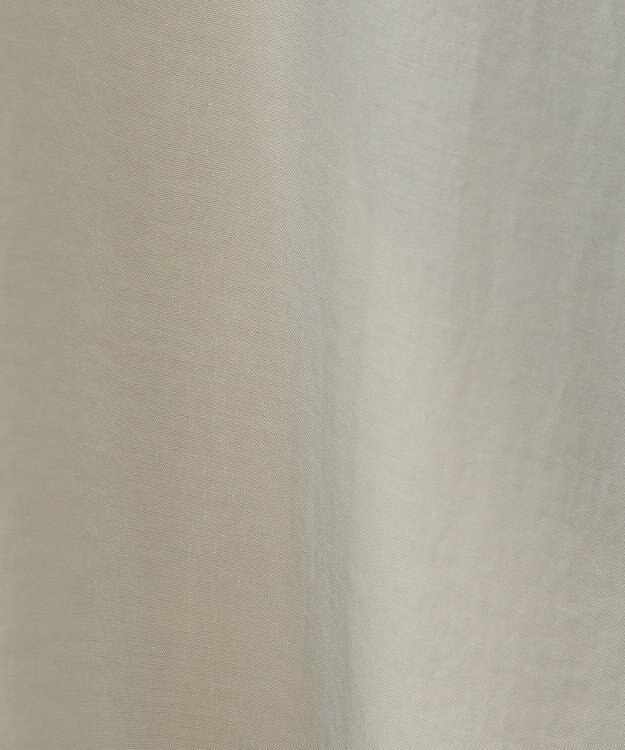 Green Parks ７分袖ミディ丈シャツワンピース Light Khaki