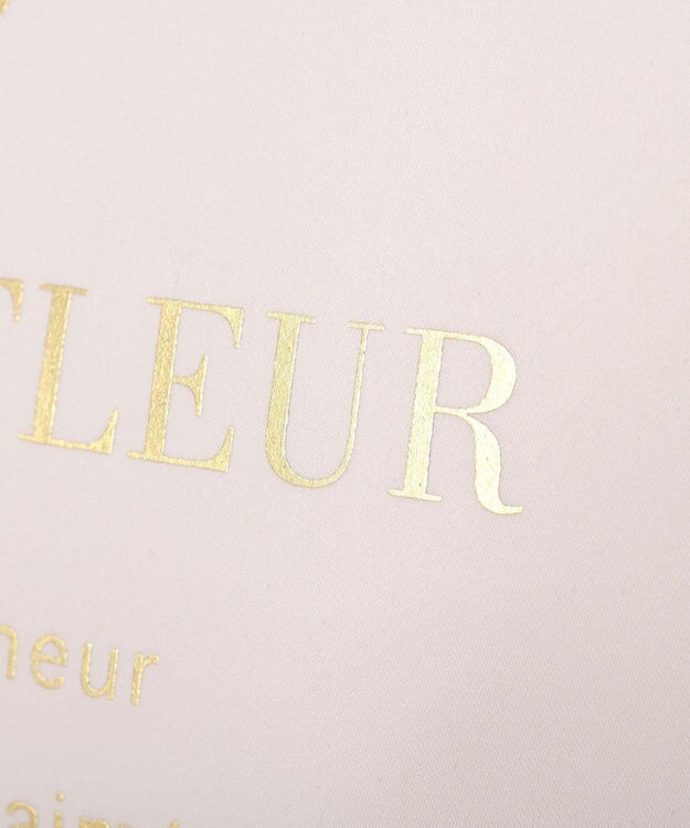 Maison de FLEUR ブランドロゴフリルハンドルトートMバッグ Pink