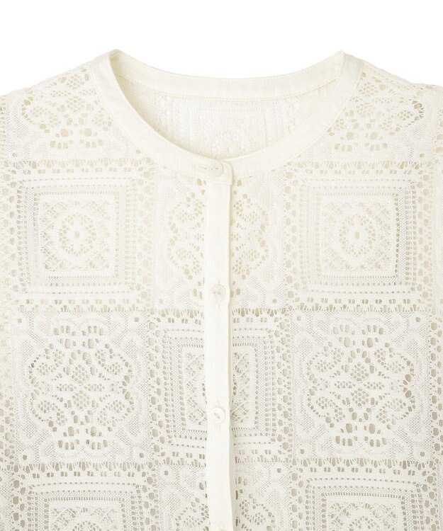 AMERICAN HOLIC 【2点セット】ロングレースジレ+サロペット Off White