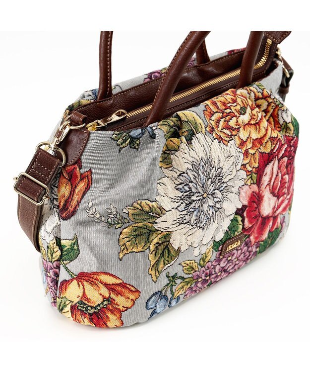 IBIZA ディーア　2WAYバッグ ライトグレー