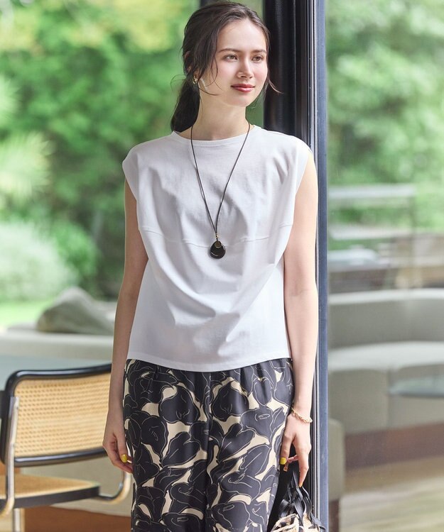 23区 ホーン ネックレス ダークブラウン系