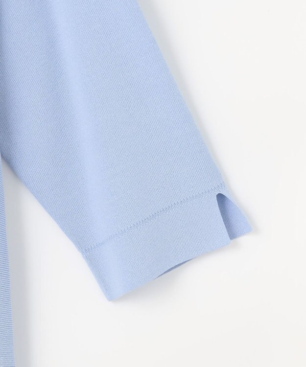 ANY SIS S 【UVカット・洗える】フレアニット チュニック ライトブルー