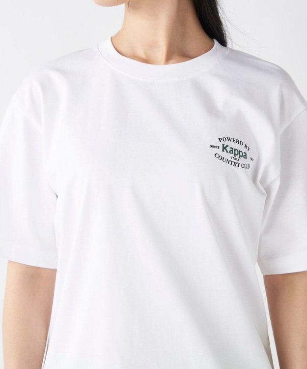 OP／FILA 【Kappa】ゴルフグラフィック Tシャツ ホワイト