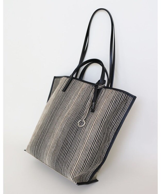 MORROW by thank 【A4サイズ収納可/軽量】VIVIAN MIDDLE ミックスストライプ