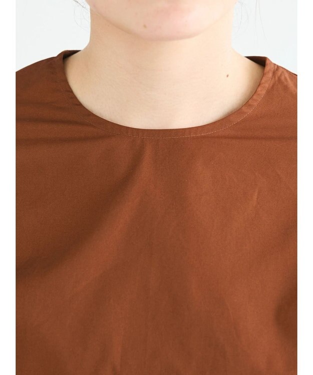 CRAFT STANDARD BOUTIQUE 袖バルーンブラウス Brown