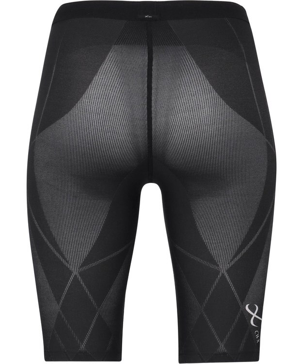 CW-X 【WOMEN】 CW-X スポーツタイツ ハーフ ひざ上丈 下半身サポート(股関節・腰・おしり・ふともも) 全面メッシュ素材 マラソン・球技 レディース HZY775 /ワコール ブラック