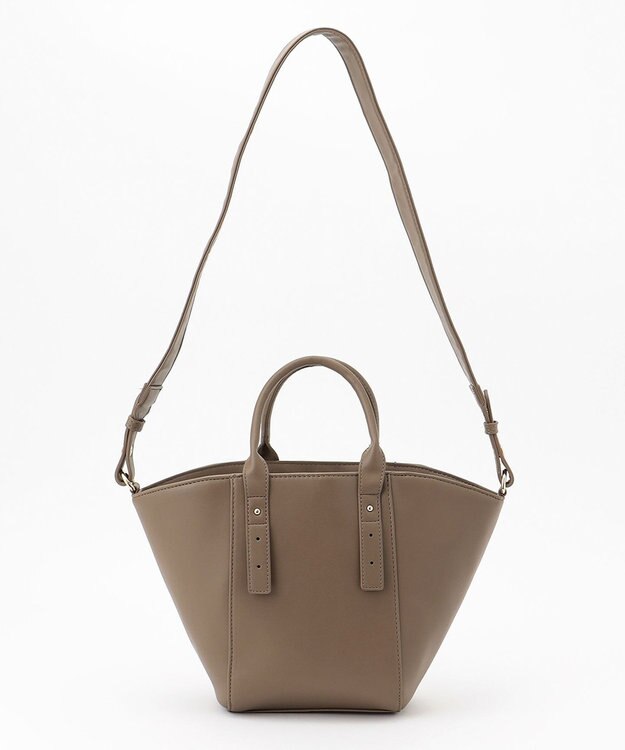 ANY 【２WAY】ワイド ショルダーバッグ キャメル系