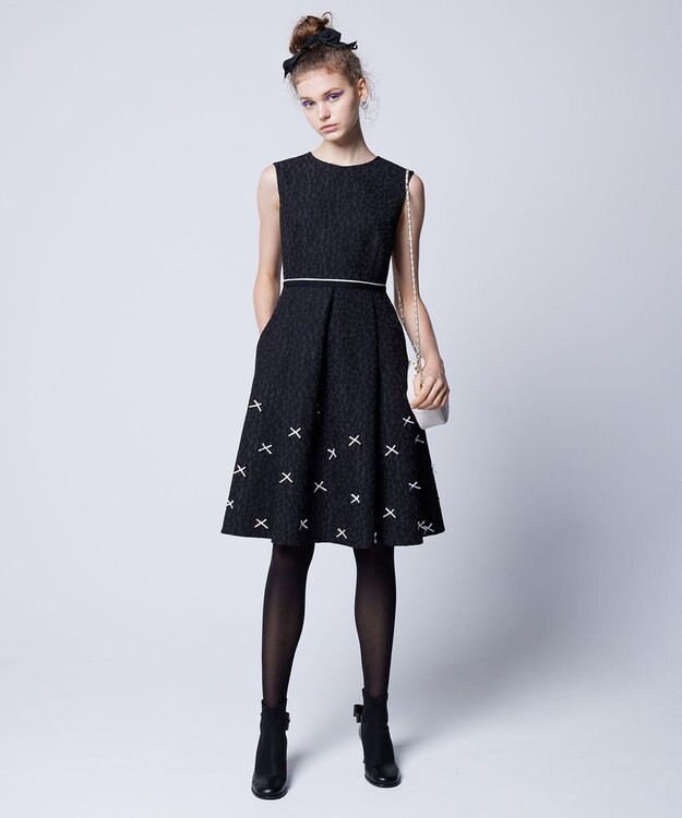 TOCCA 【洗える！】RIBBONS ドレス ブラック系