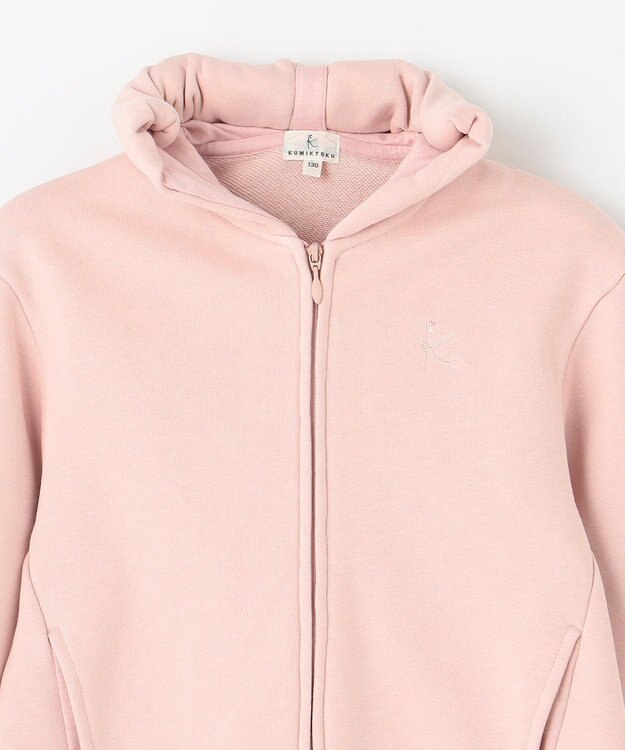組曲 KIDS 【110-140㎝】バックフリル パーカー ピンク系
