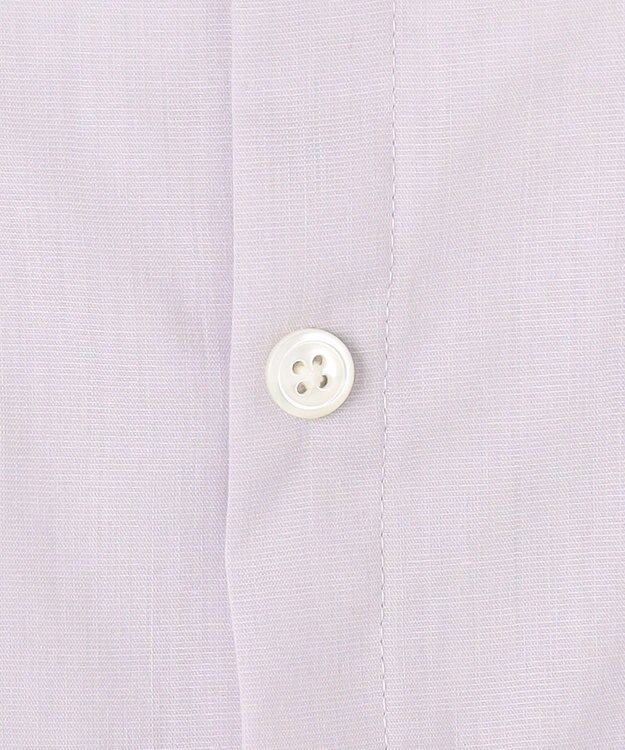 J.PRESS LADIES L 【WEB限定カラーあり・洗える】ラミーポプリン ボリュームスリーブ ブラウス ふじ色系