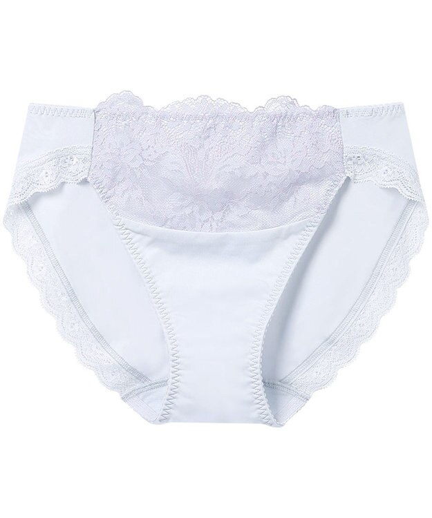 Wing ショーツ アウターにひびきにくい KB3000とペア やさしいフィット感 【ナチュラルアップブラ】 はきこみ丈あさめ KF3010 ウイング／ワコール サックス