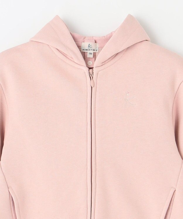 組曲 KIDS 【110-140㎝】バックフリル パーカー ピンク系