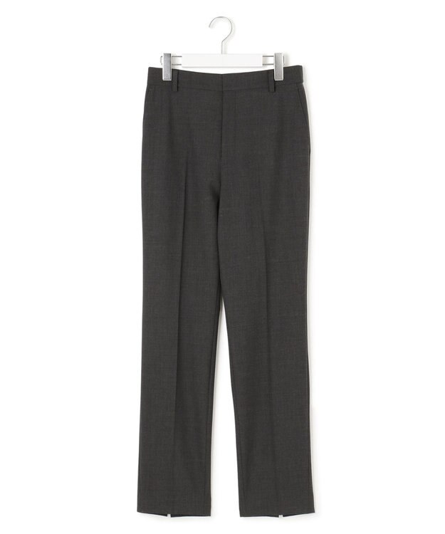 23区 L 【洗える】TWマットクロス スティック パンツ グレー系