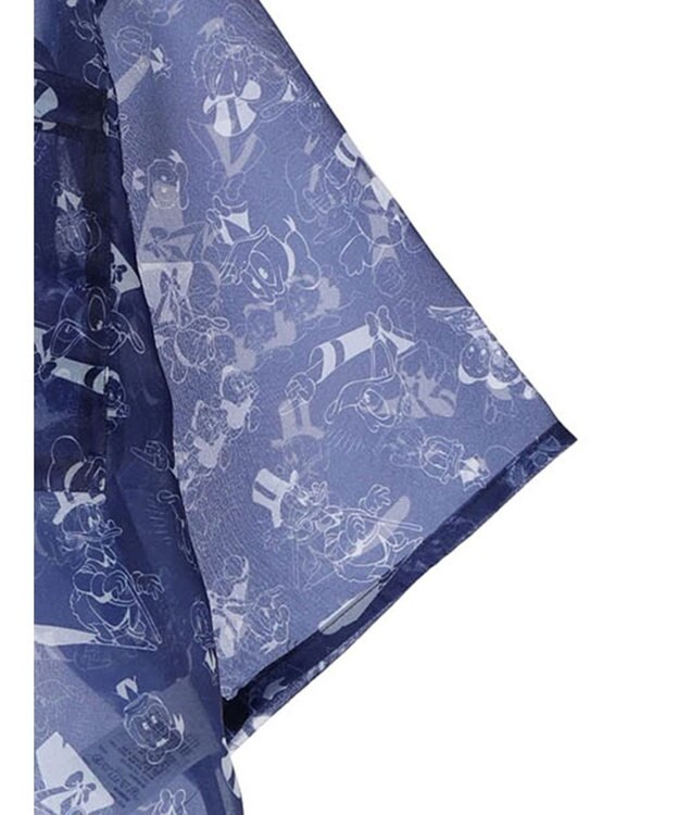 AMERICAN HOLIC 総柄シアーショート丈シャツ／Ｄｉｓｎｅｙ Navy