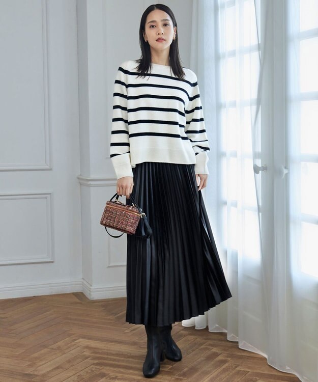 自由区 シープストレッチショート ブーツ ブラック