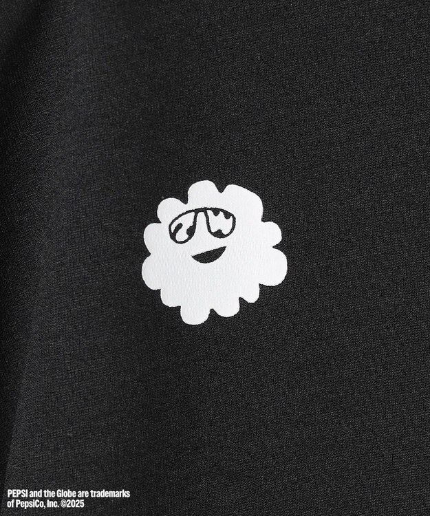 PW CIRCULUS 〈Pepsiコラボ〉【UNISEX】Pepsi World Graphic モックネックT ブラック系