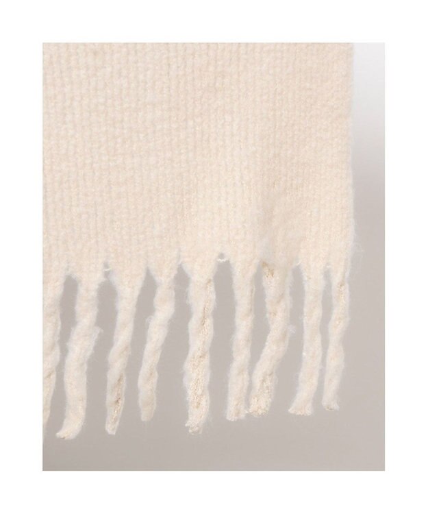 UNBILLION カシュネ cache nez / リサイクルポリラッセルニットストール アイボリー