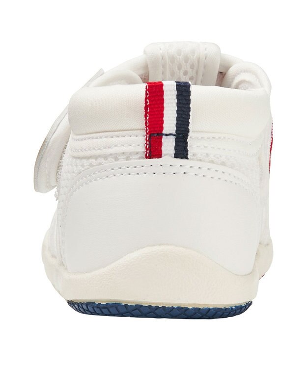 MIKI HOUSE HOT BISCUITS 【13-17cm】ダブルラッセル 水抜けセカンドサンダル 白