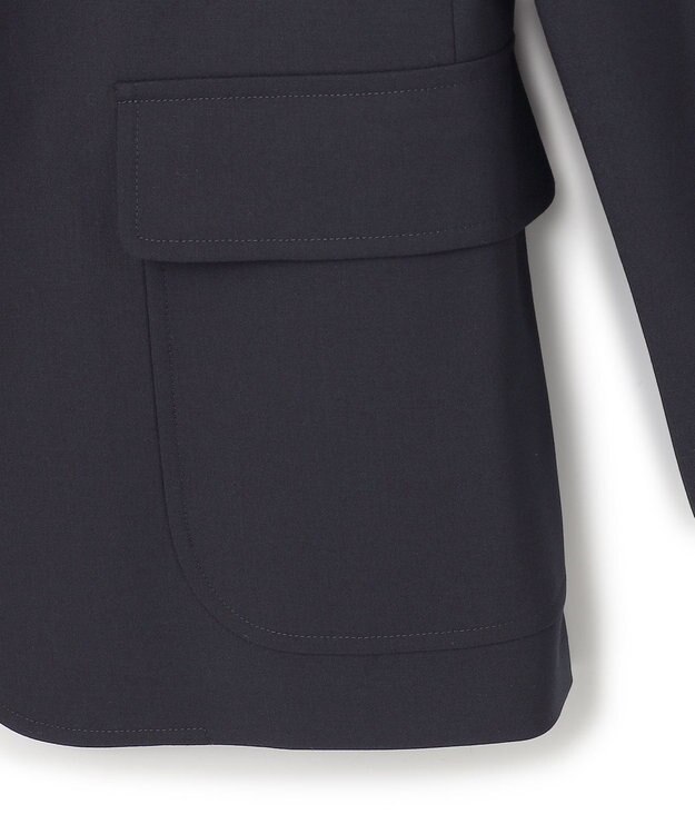 J.PRESS MEN 【AaronChang】【UNISEX】ウールポリエステル トロピカル ブレザー / バギーフィット ネイビー系