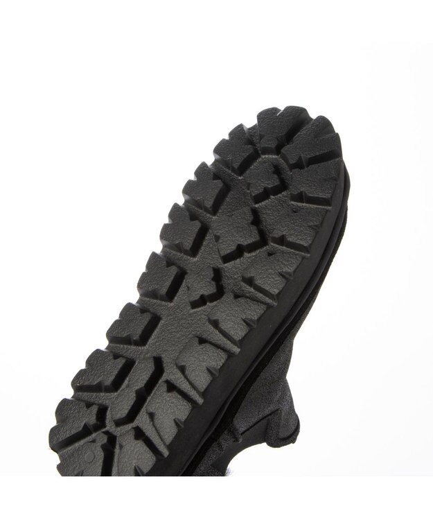 MODE ET JACOMO <carino>本革ムートン　サイドゴアショートブーツ ブラックメタリック