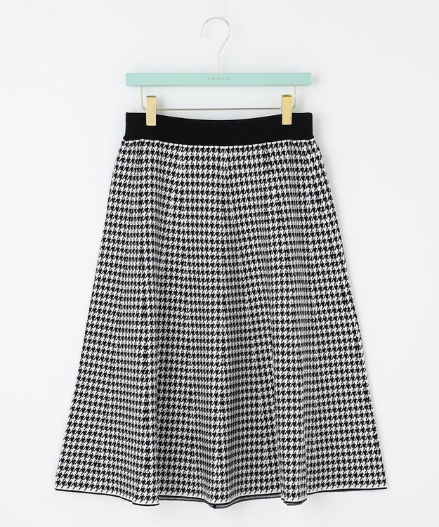 TOCCA 【洗える！】CALICO 千鳥柄スカート ブラック系3