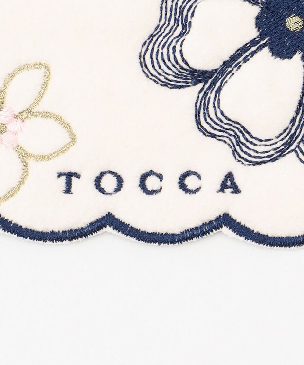 TOCCA 【TOWEL COLLECTION】SCALLOP FLOWER TOWELCHIEF タオルハンカチ アイボリー系