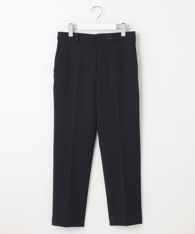 自由区 【XSサイズ～/洗える】TRギャバ テーパードパンツ ネイビー系