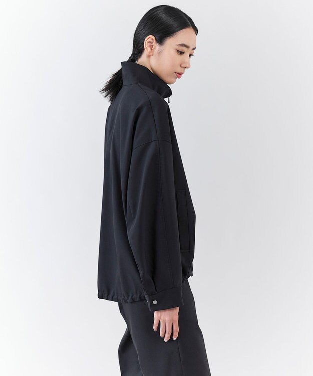 23区 【エステータ】ライトダブルクロス ブルゾン ブラック