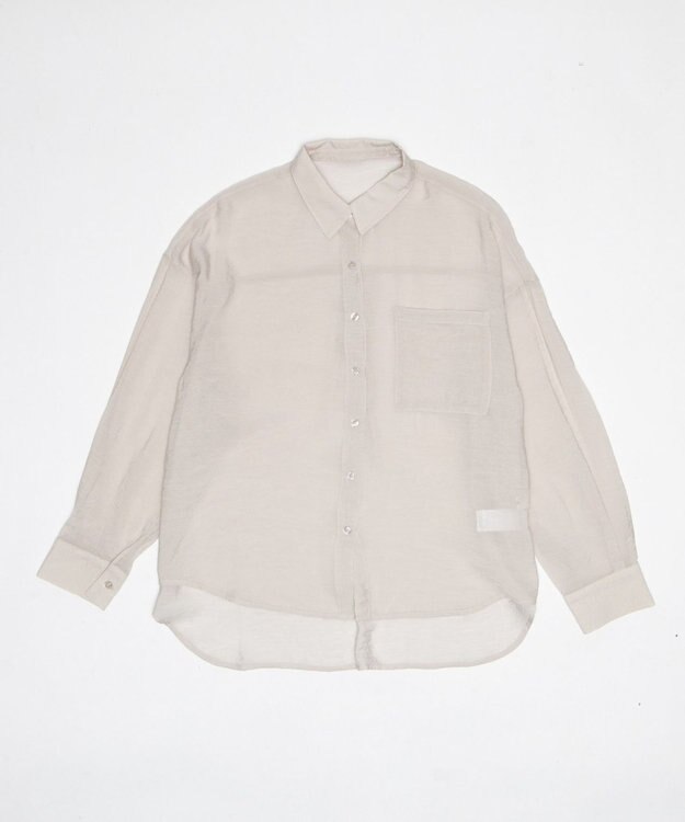 WEGO 【2026年春夏新作】シアーシャツ グレーその他