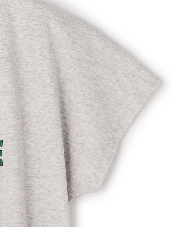 UNFILO BEAUTY FORM-T cotton ロゴ フレンチスリーブ Tシャツ TOPグレー