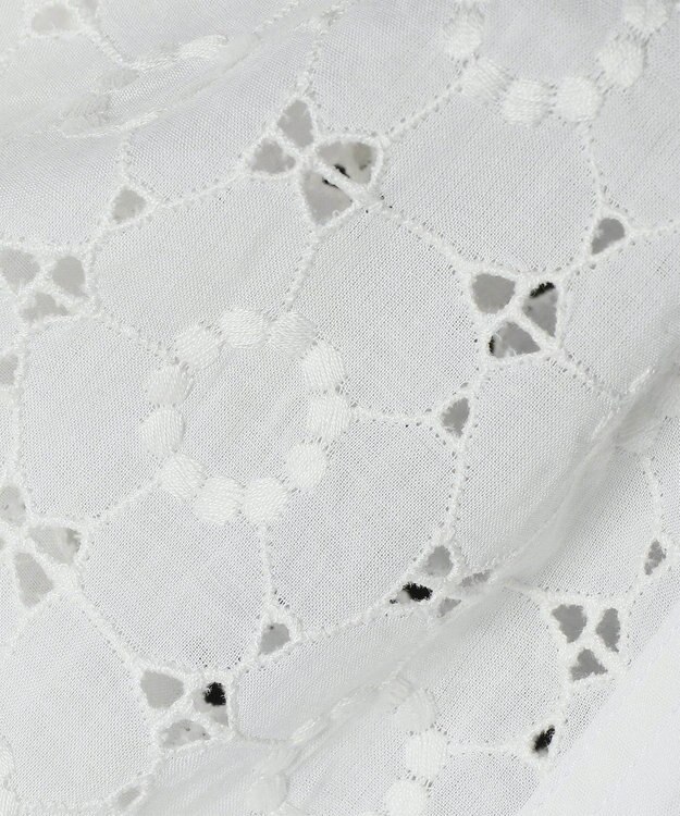 Paul Smith アイレットレース 半袖 シャツ ホワイト