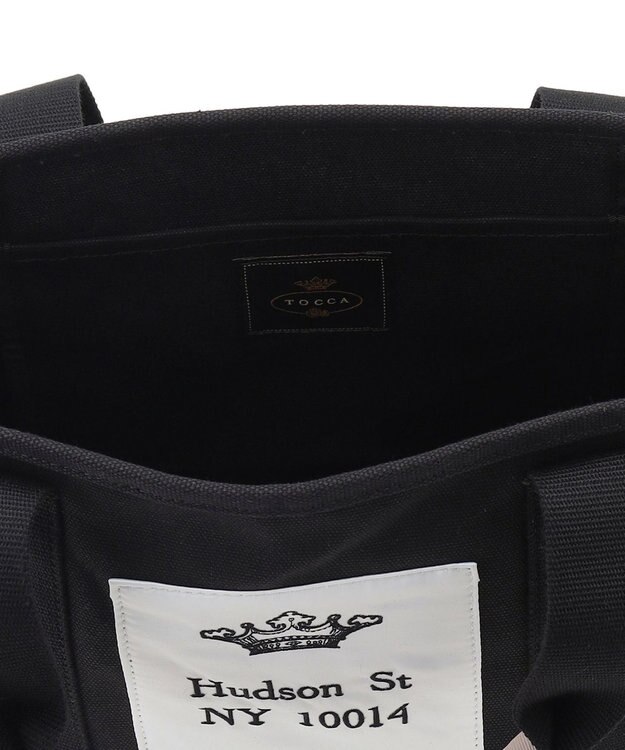 TOCCA 【WEB＆一部店舗限定】TOCCA AVENUE CANVASTOTE キャンバス トートバッグ ブラック系