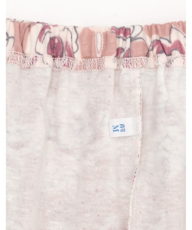 Wing パジャマ 長袖 長ズボン 綿100％(肌側) ふんわりやわらか素材 保温性 ゆったりシルエット シャツタイプ レディース EP5067 ウイング／ワコール ピンク