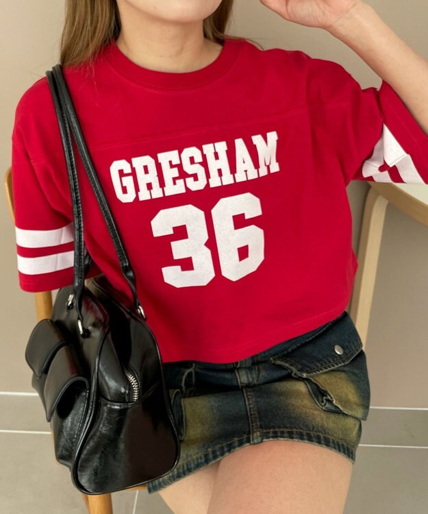 WEGO ナンバリングショートT レッド