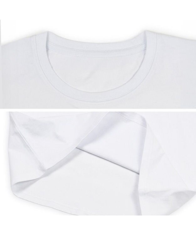 Mother garden しろたん Ｔシャツ 半袖  《 ドーナツハマったよ》 ユニセックス 白色