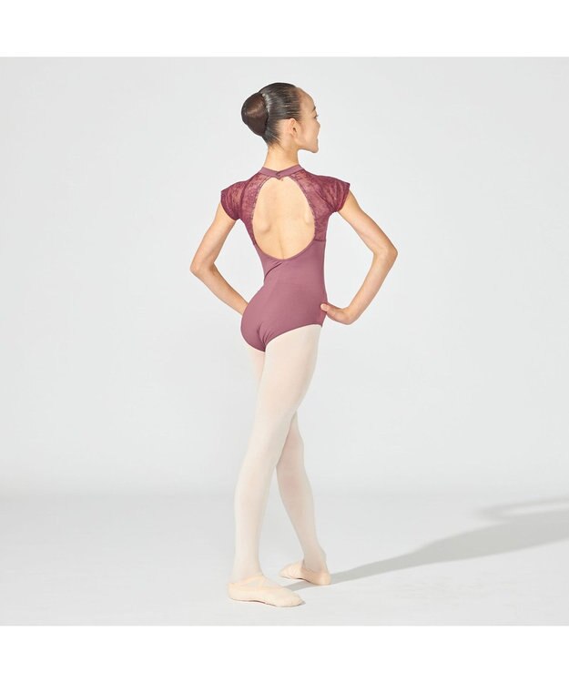 Chacott ハイネックレオタード アンティックローズ