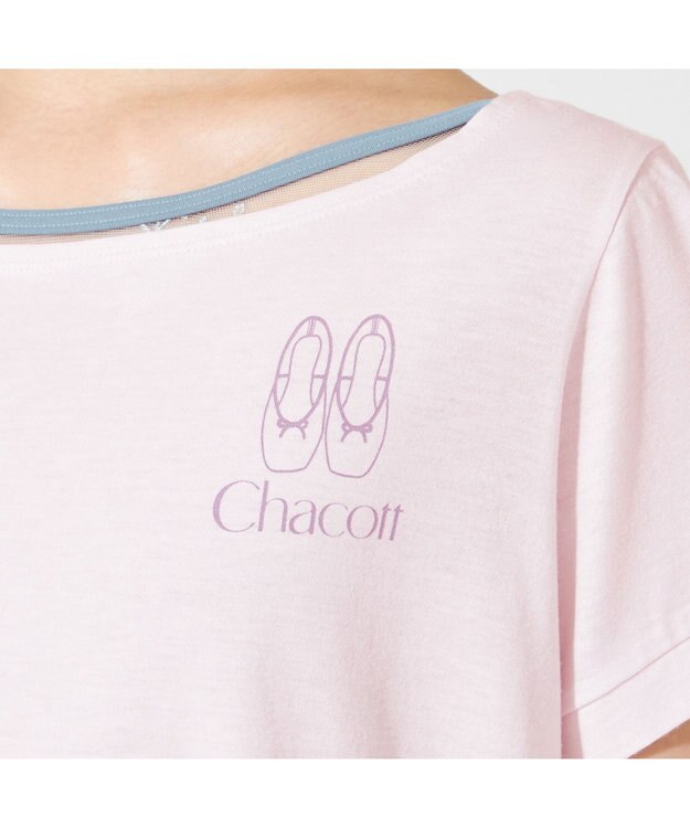 Chacott Tシャツ ロイヤルピンク