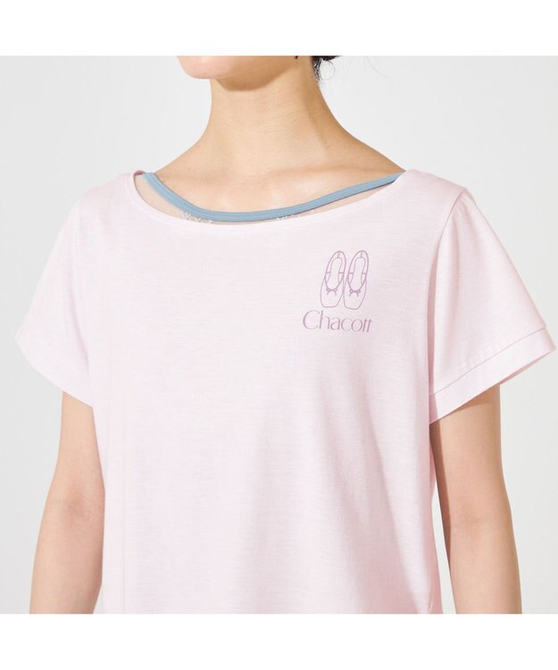 Chacott Tシャツ ロイヤルピンク