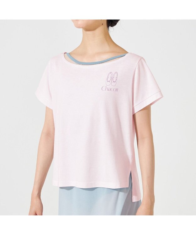 Chacott Tシャツ ロイヤルピンク