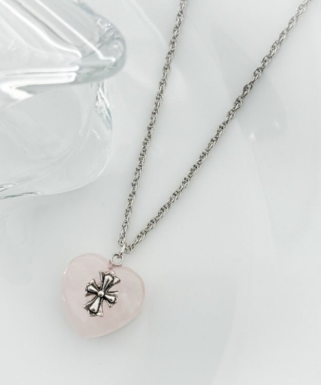 WEGO Lクロスハートネックレス 柄2