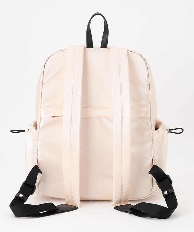 LA BAGAGERIE メタリックドロストポケット　リュックサック アイボリー