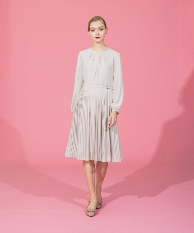 TOCCA 【洗える！】SYMPHONY ドレス ベージュ系