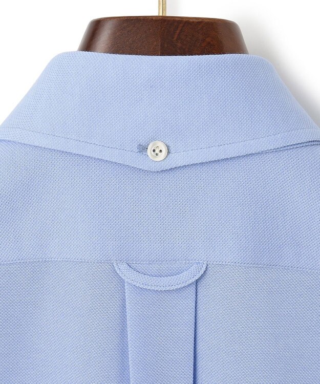 J.PRESS MEN 【J.PRESS PLUS】カノコインレイパッチポケット シャツ/B.D. サックスブルー系