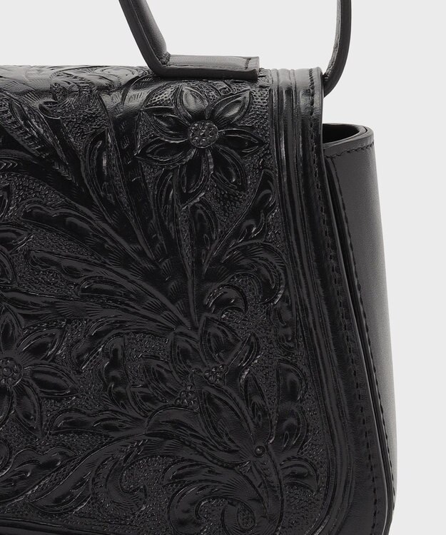 GRACE CONTINENTAL FlapFrowerBag ブラック